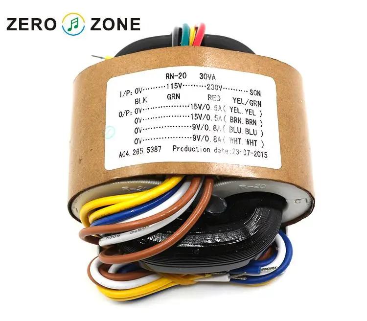 GZLOZONE 30VA  9V  15V R  б 30W 9V * 2 + 15*2   б